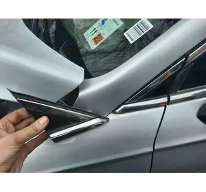 Треугольник крыла перед зеркалом на Ford Fusion 2017-2021 рестайлинг